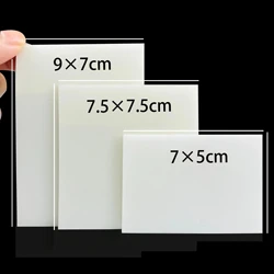 50Sheets Stickers Posted It Transparent Sticky Notebook Pads Notepads Clear Bookmark Read Book Stationery School Supplie