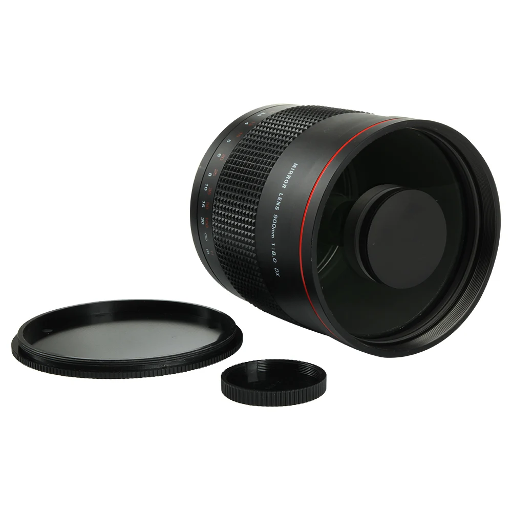 

900Mm F8 Super Telephoto Camera Manual Focus Macro Mirror Lens T Mount