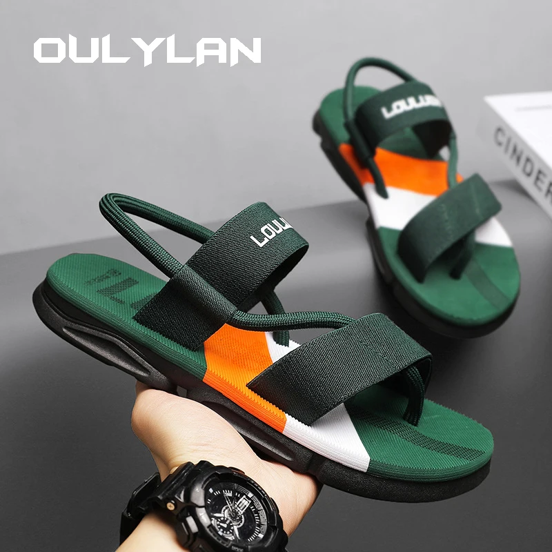 

Casual Lightweight Beach Sandals Comfortable Trendy All-match Breathable Wear-Resistant Outdoors Sandals for Men