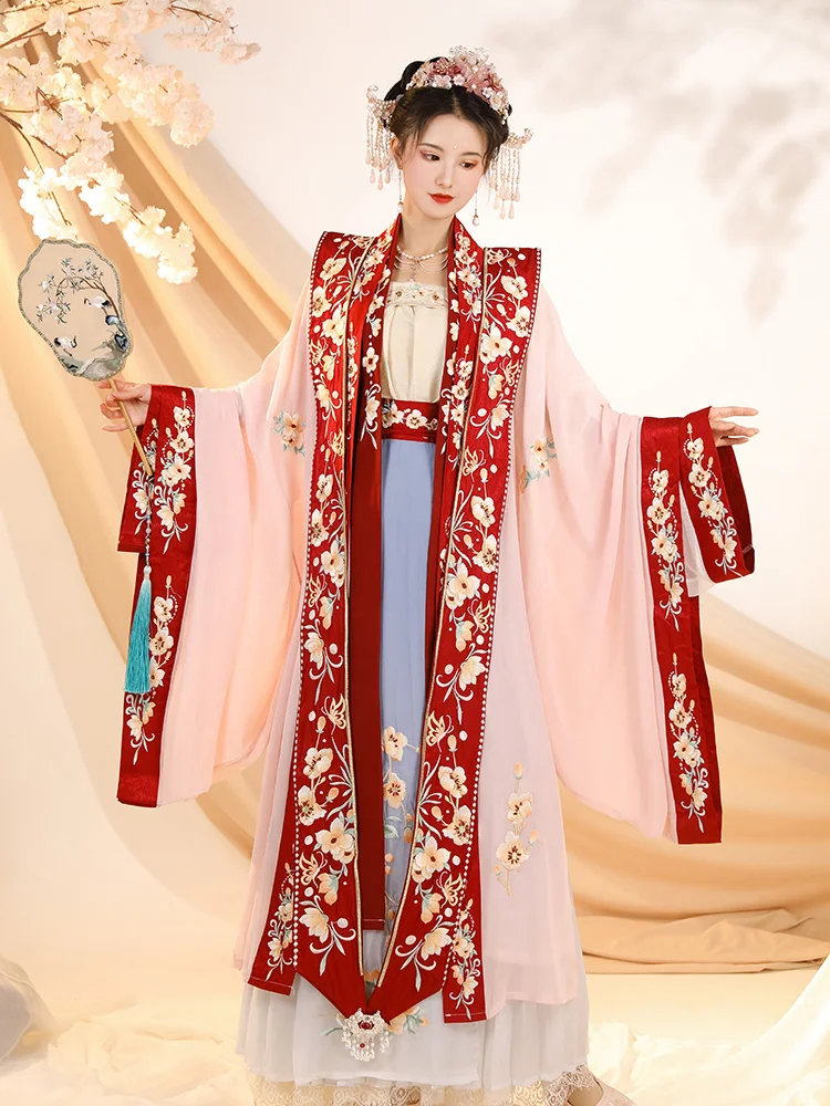 Queen Costume Modern Hanfu Women Chinese Traditional Dress Kimonos Mujer Ancient Tang Dynasty Set Hanbok Cosplay Retro Noble