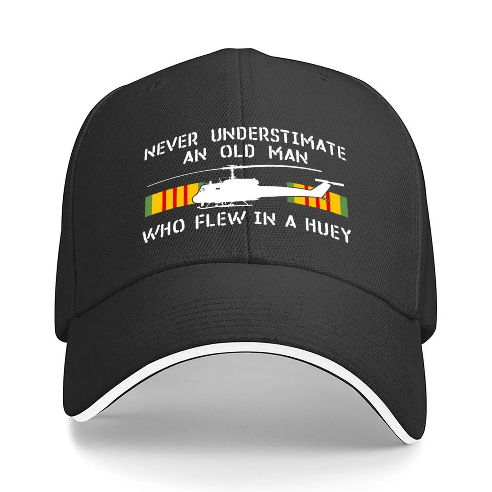 

NEVER UNDERSTIMATE AN OLD MAN WHO FLEW IN A UH-1 HUEY Baseball Cap New In The Hat party Hat Anime Boy Child Women's