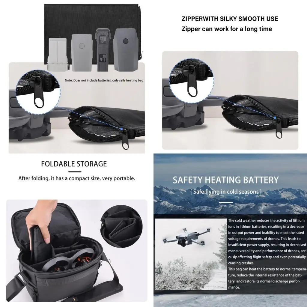 

R53C Battery Safety Bag for Avata 2 Fireproof Battery Safe Protective Storage