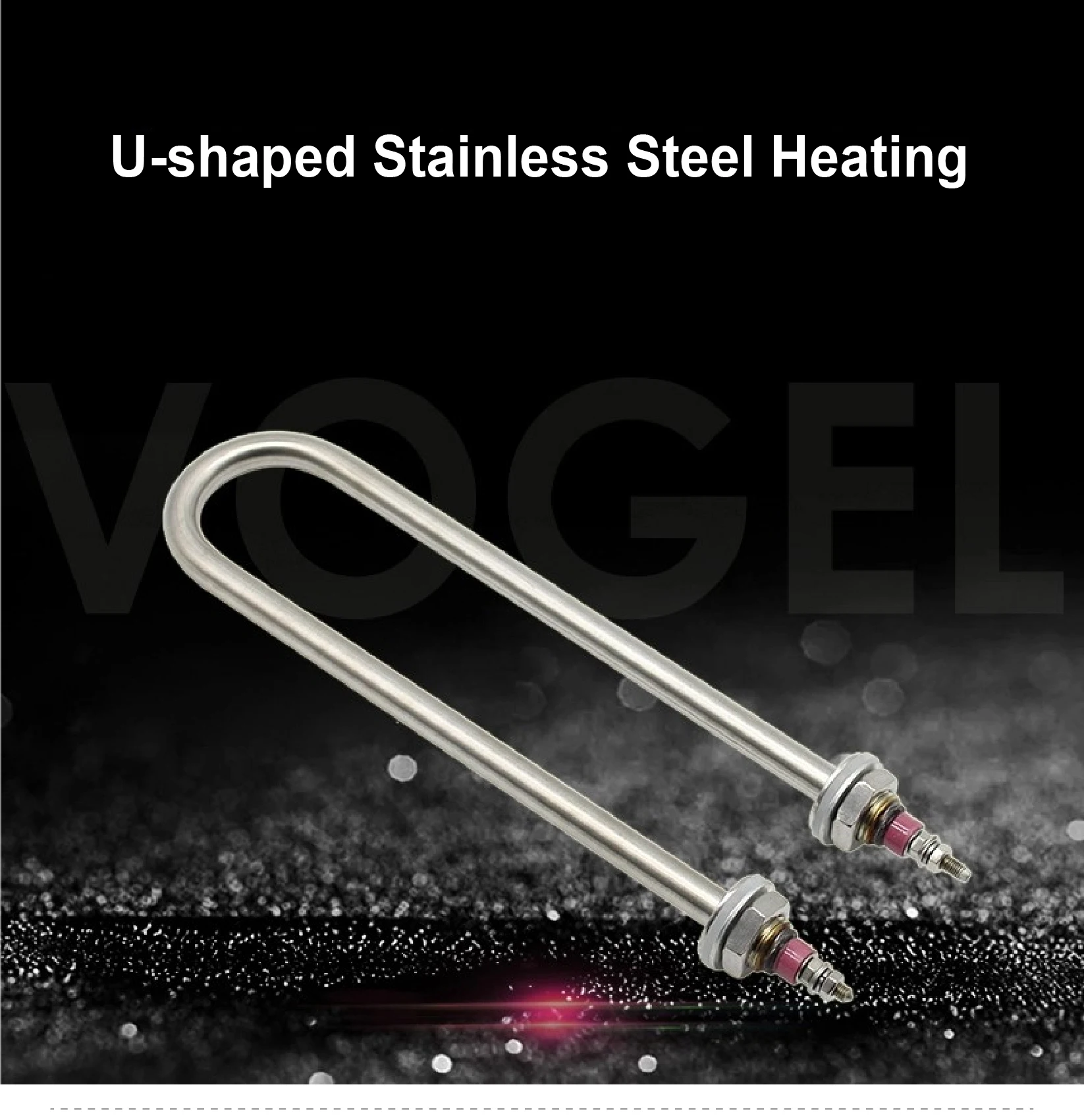 220v 380v Stainless Steel U Shape Tubular Heating Element  2kw 3kw Water Steam Table Fermentation Heater 1pcs