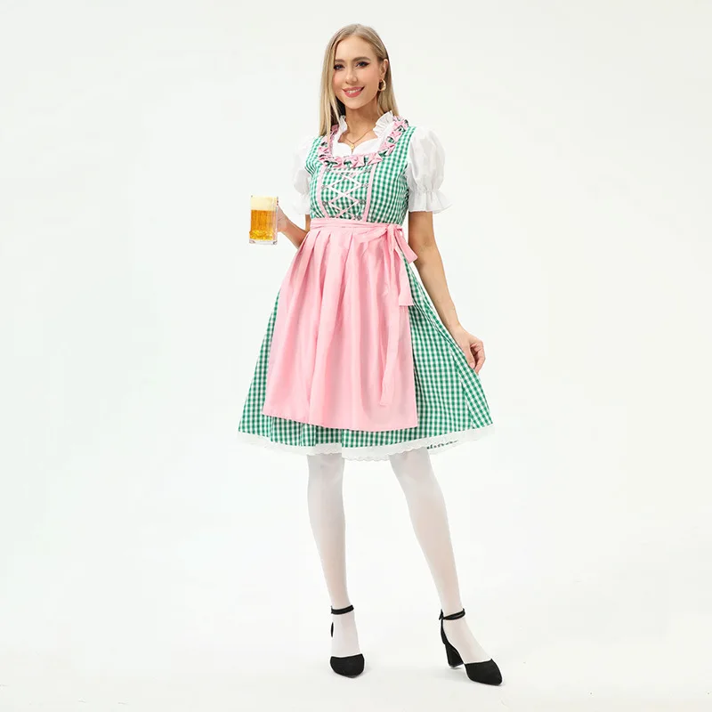 أزياء الهالوين للبالغين لمهرجان البيرة Mh دكتور كرنفال أداء المسرح ملابس نسائية تقليدية زي المسرح العرقي