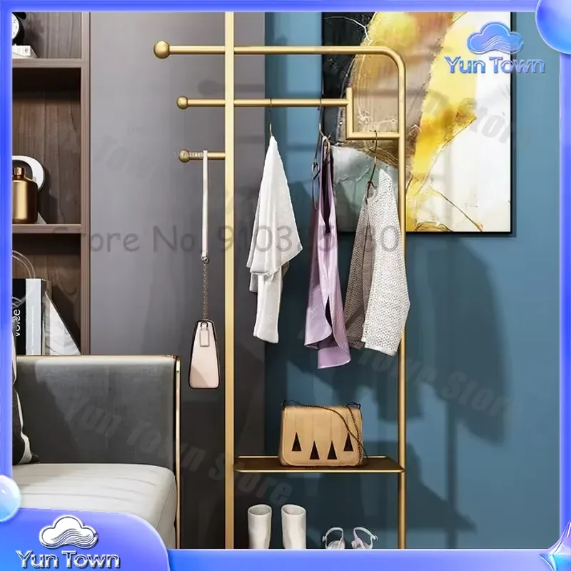 for Nordic Living Room Hanger for Floor Standing Coat Rack for Hotel Clothing Store Single Pole Clothes Stand for Modern Home