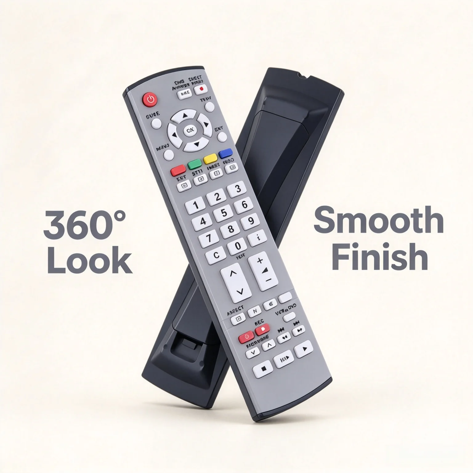 Replacement Remote Control Compatible with Panasonic EUR7651050A DVD Player, No Programming Required