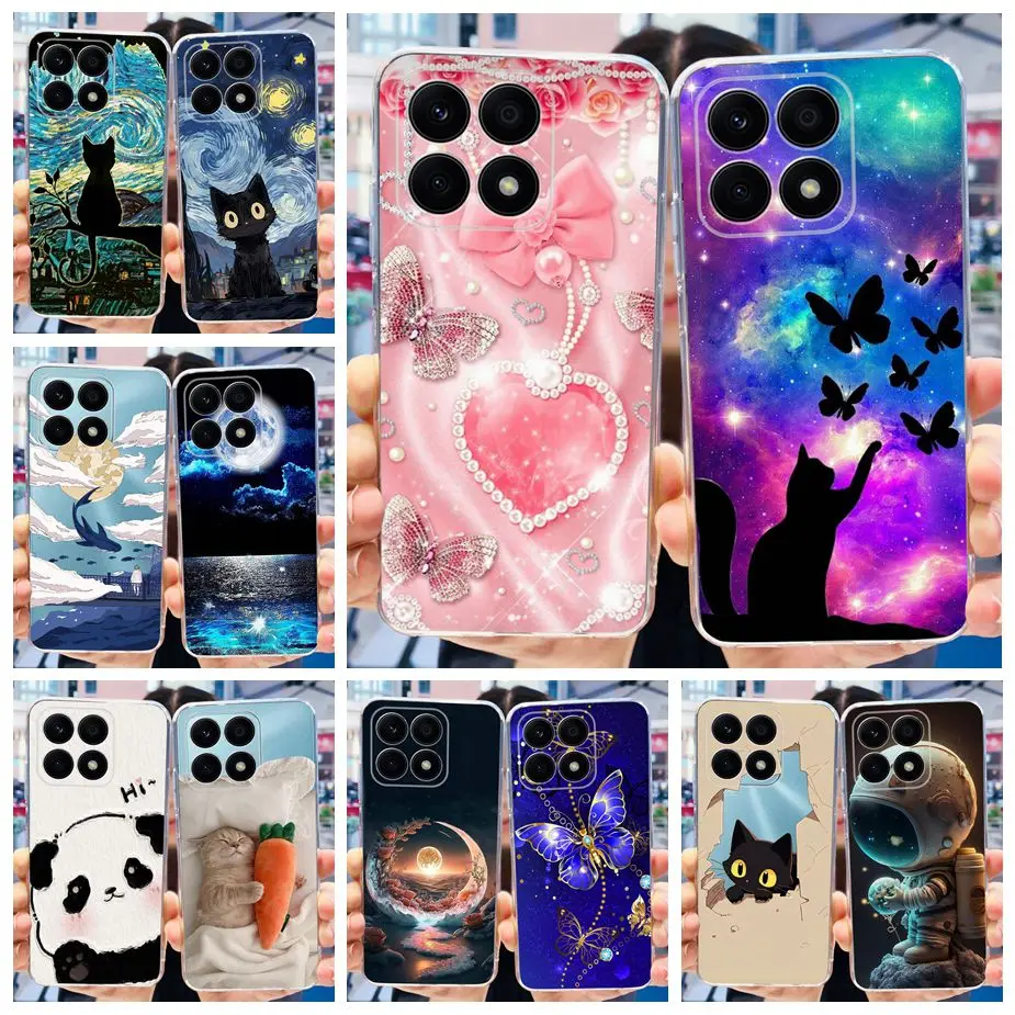 For Honor X8a X8b Case Luxury Popular Painted Cover Soft Silicone Phone Case For Honor X8b X 8 a HonorX8a HonorX8b Fundas Bumper