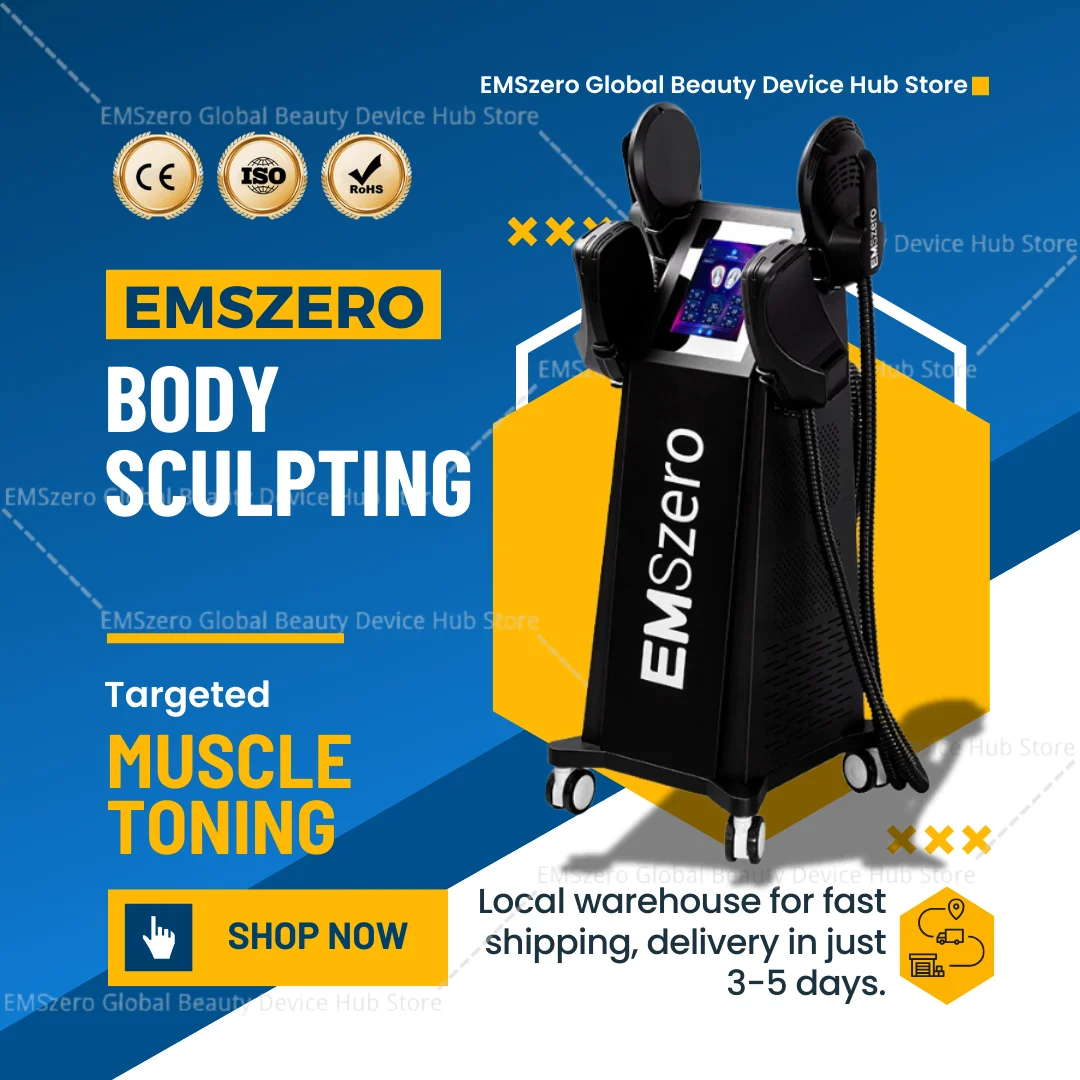 

EMSzero Body Sculpt Weight Lose EMS 6500W 15Tes Muscle Stimulate body Slimming Sculpting Fat Reduction Machine