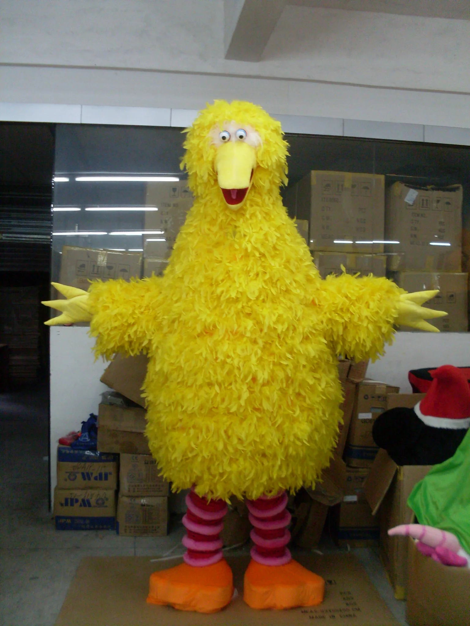 

New Adult Hot Sale Foam Cute Doll Big Bird Cartoon Mascot Costume Plush Christmas Fancy Dress Halloween Mascot Costume