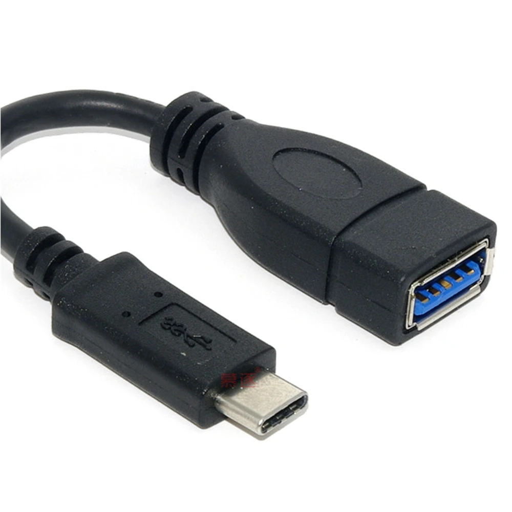 S066 tipo C a USB 3,0 OTG Cable U a USB3.0 convertidor hembra tipo C sincronización de datos OTG Cable adaptador para S10 S9 0,2 M