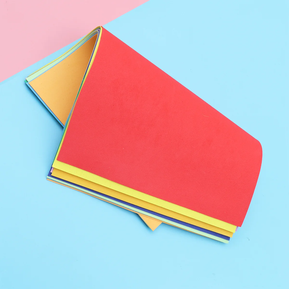 

10Pcs Colorful DIY Sponge Sheets Soft Craft Paper for Handmade School Projects Scrapbooking Home Office Decoration Art