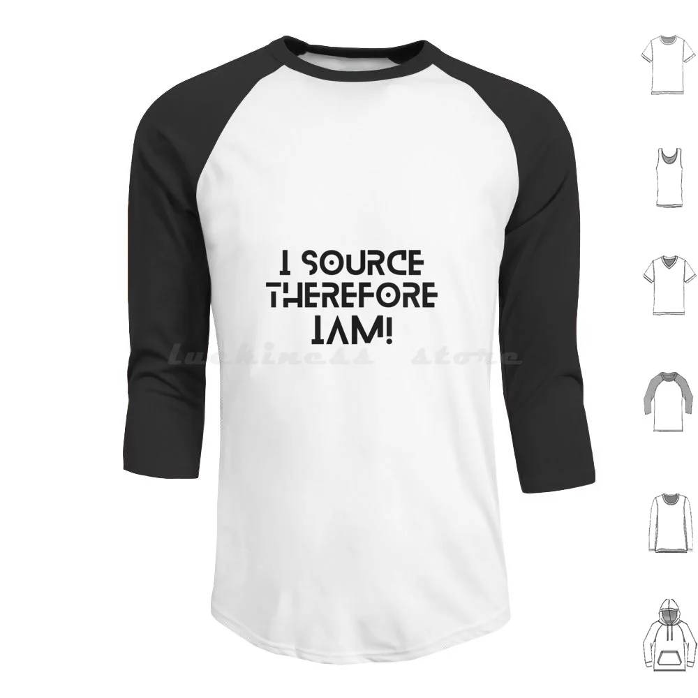 I Source Therefore I Am Hoodies Long Sleeve Recruiter Hr Recruitment Consultant Recruiting Recruit Staffing Hiring