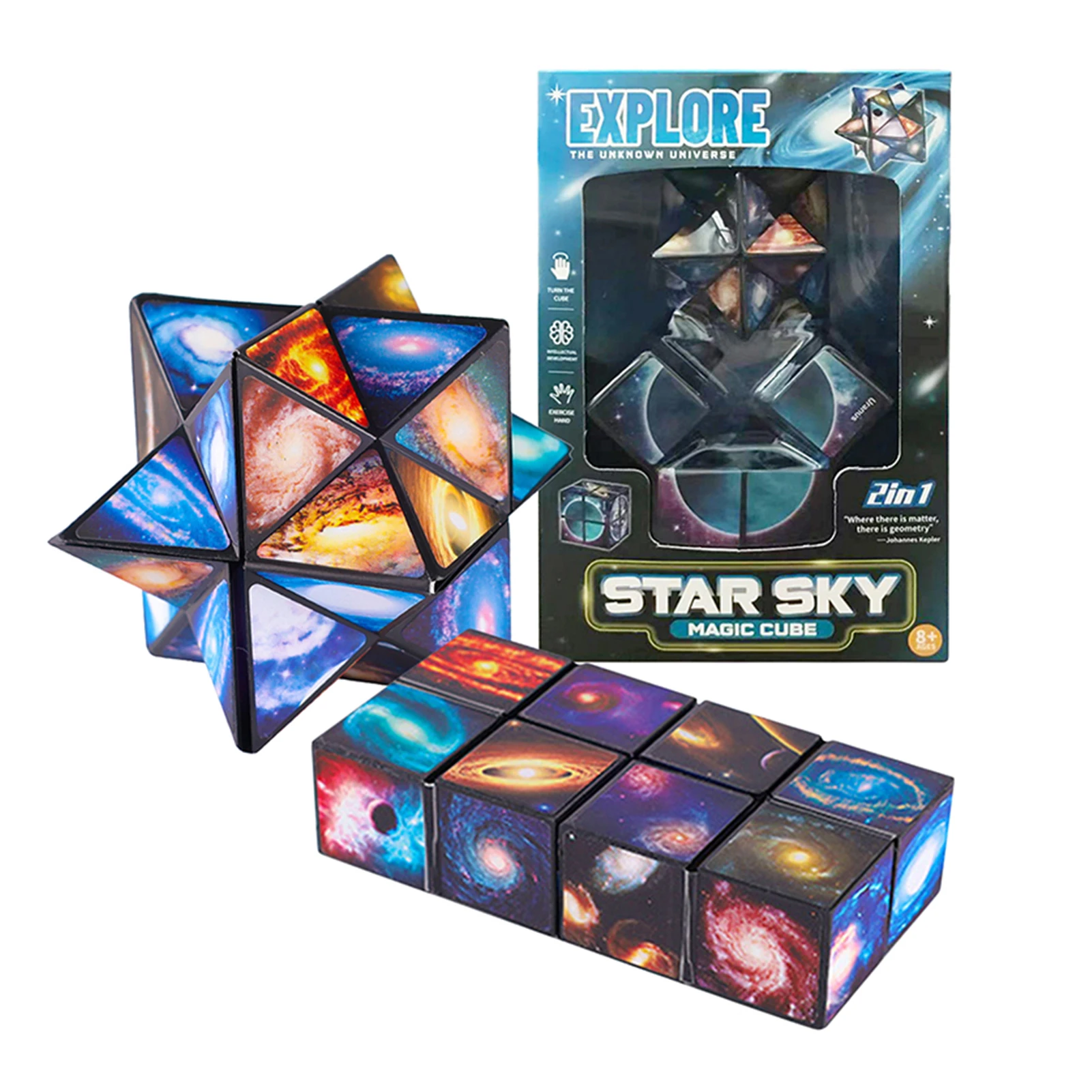 InfinityCube Spielzeug Starry Sky Unendlichkeit Zauberwürfel Platz kinder Fingerspitzen Dekomprimieren Magie Platz Anti-Stress-Lustige Hand Spielzeug