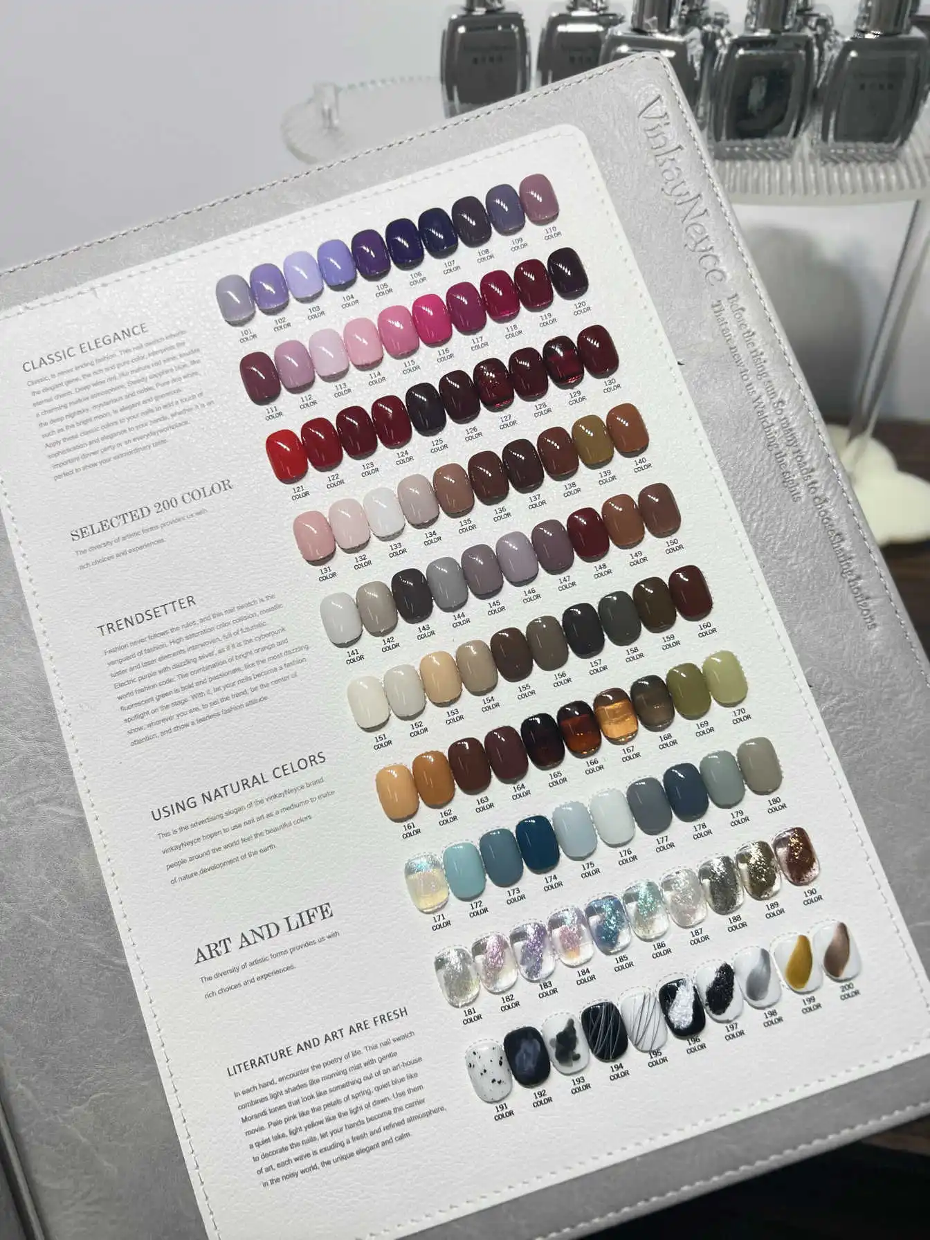 VK 200 Farben Mehrfarbiges Nagelgel-Set, einfarbig, 2025, neue Mode, heißer Verkauf, Nagelkunst-Set, ungiftig, UV-Gel, Nagelstudio, Großhandel