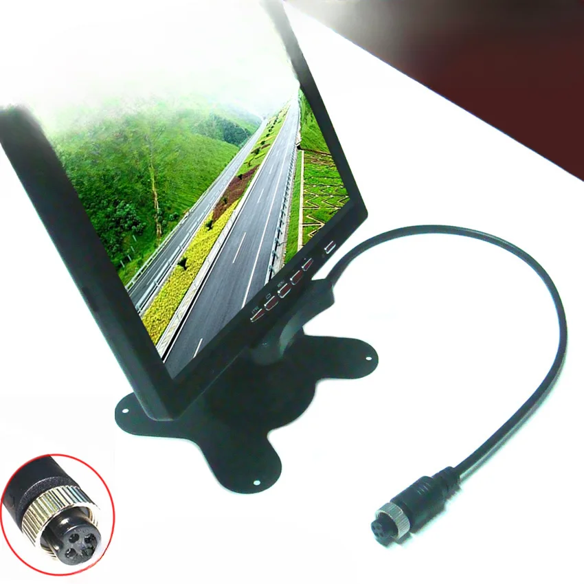 7 inch aviation head display high definition car DVR video recorder screen 12-24V wide voltage 1024 * 600