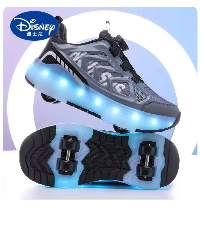 

Disney Heelys for Kids 2025, 4-Wheel Light-Up Skate Shoes with Removable Wheels, Boys & Girls