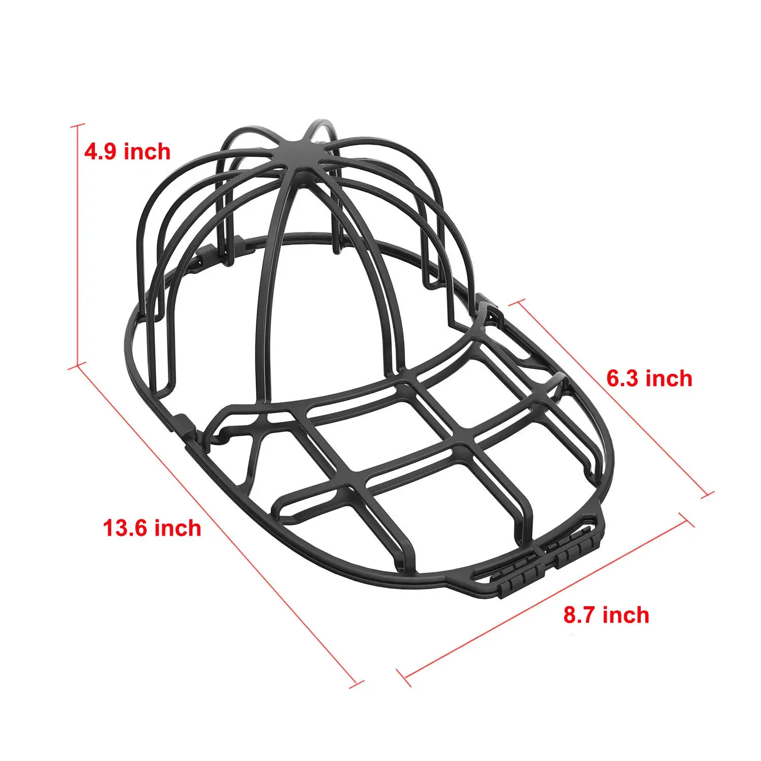 Hat Washer Cage Hat Cleaner Perfect Fit for Adult and Kids Hats Ideal for Baseball Caps Safe for Dishwasher and Washing Machine