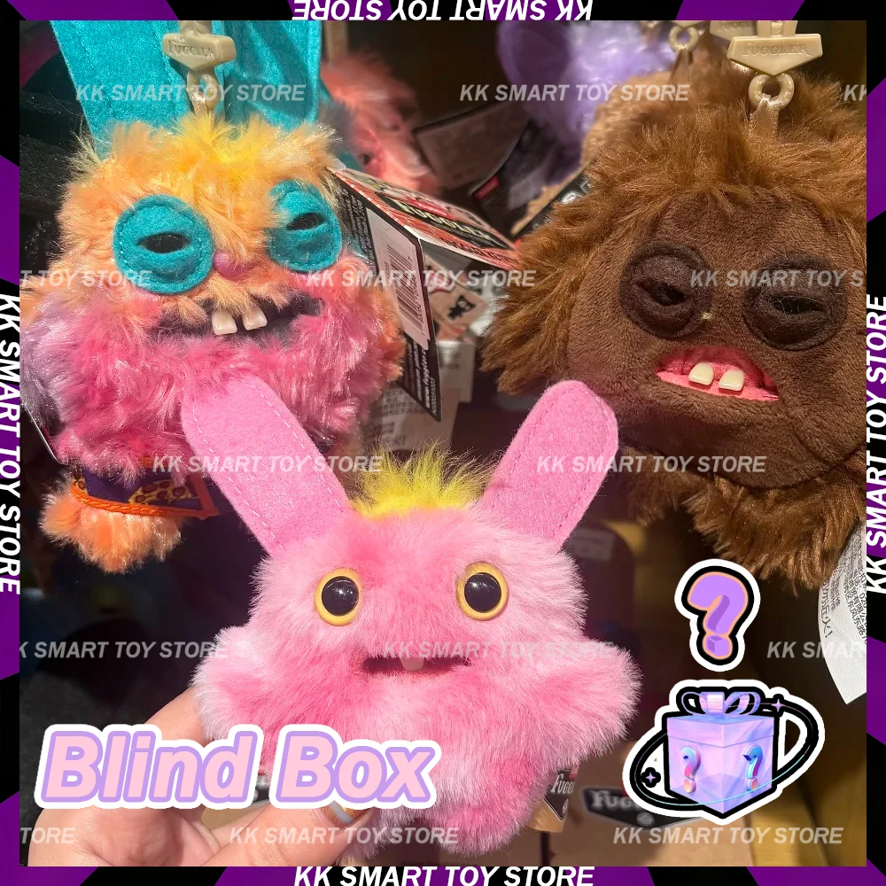 

Оригинальный плюшевый брелок-монстр ZURU Fuggler Funny Ugly Monster в слепой коробке, разнообразные милые пушистые монстры-подвески для сумок, для детей и коллекционеров