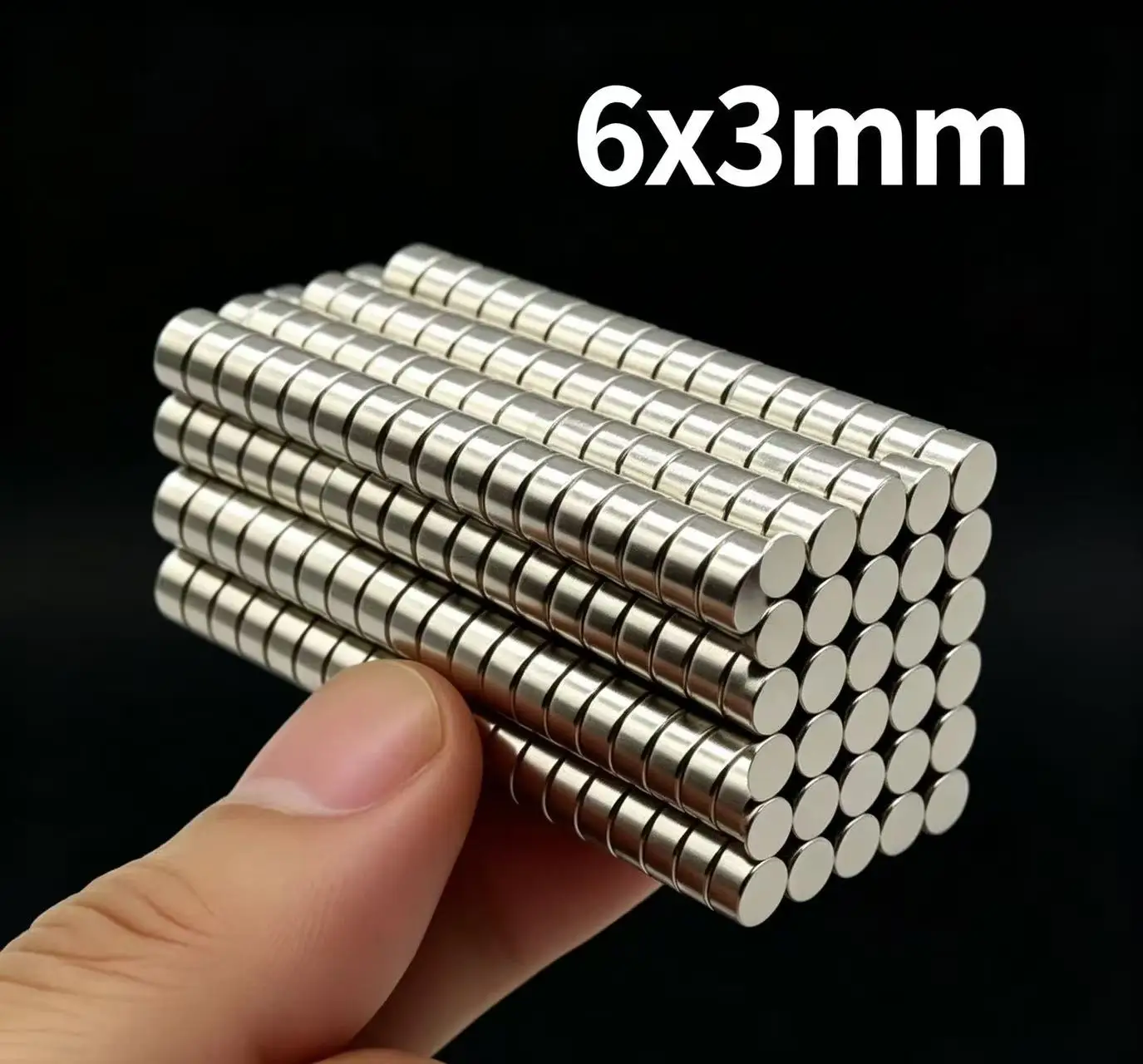 6x3mm Super Strong Neodymium Magnet N35 NdfeB Permanent Magnetic imanes Round Powerful Magnets Refrigerator Magnet