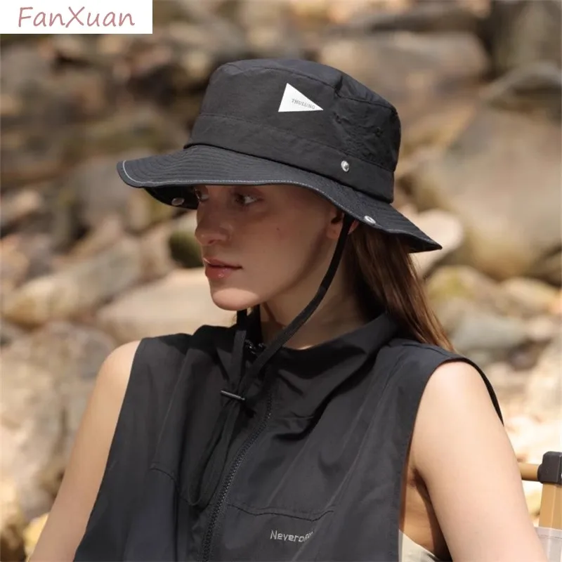 

hiking camping bucket hat qucik drying fashion simplicity caps women spring summer sun hats