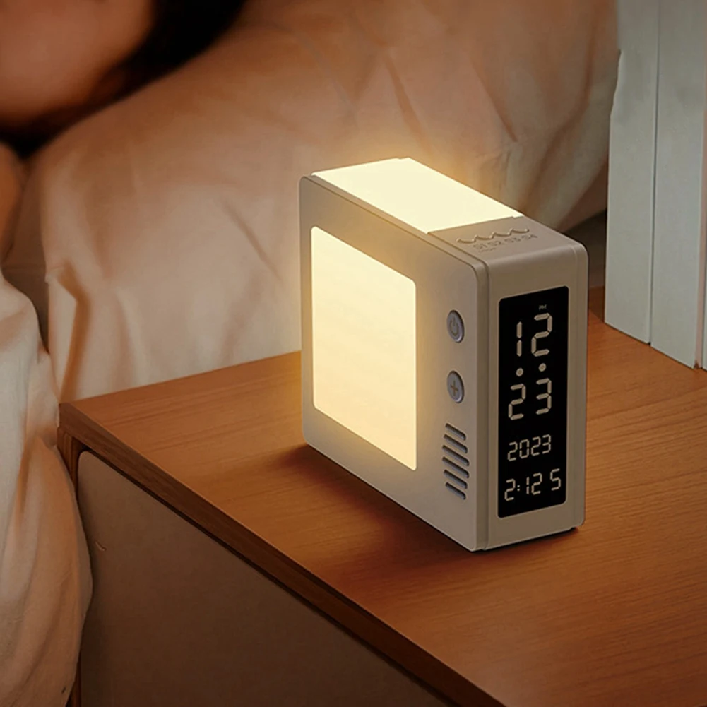 

Night Light Bedside Atmosphere Light Rechargeable Bedroom Light Silent Touch Bedside Light