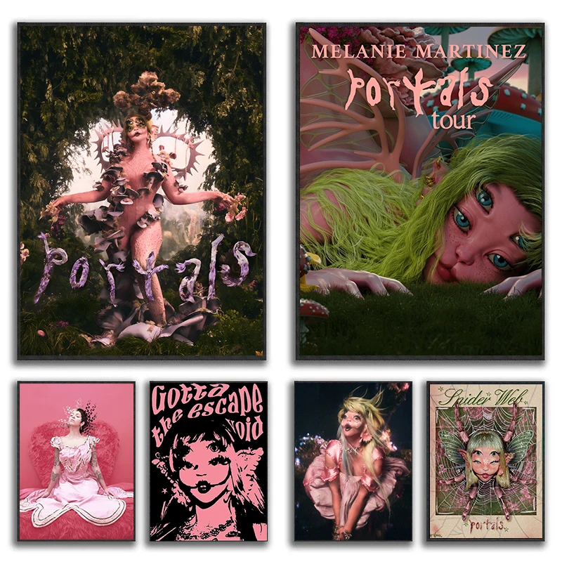 Singer Melanie Martinez Portals New Music Album Poster Canvas Painting HD Printed Wall Art Pictures Room Home Decor Fans Gift
