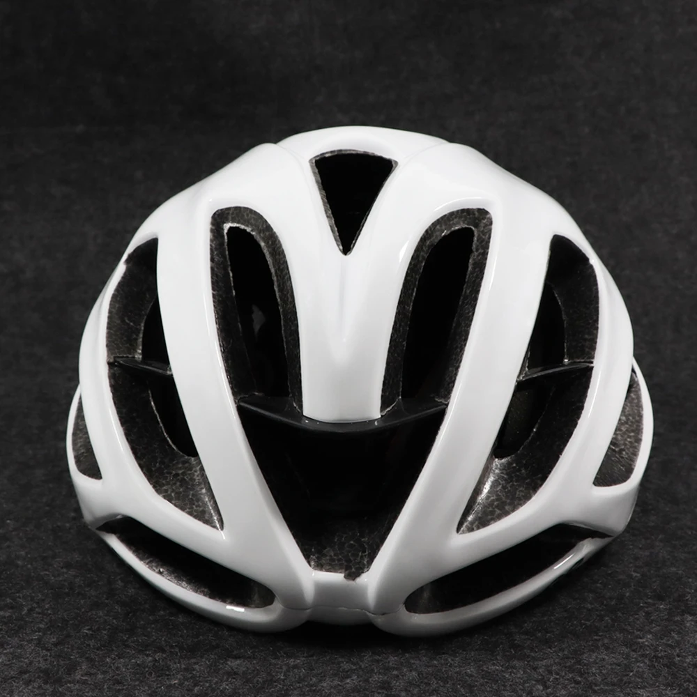 Casco da corsa per bicicletta Aero bianco casco da bici da strada di alta qualità all\'aperto ciclismo sport Mtb caschi di protezione di sicurezza M