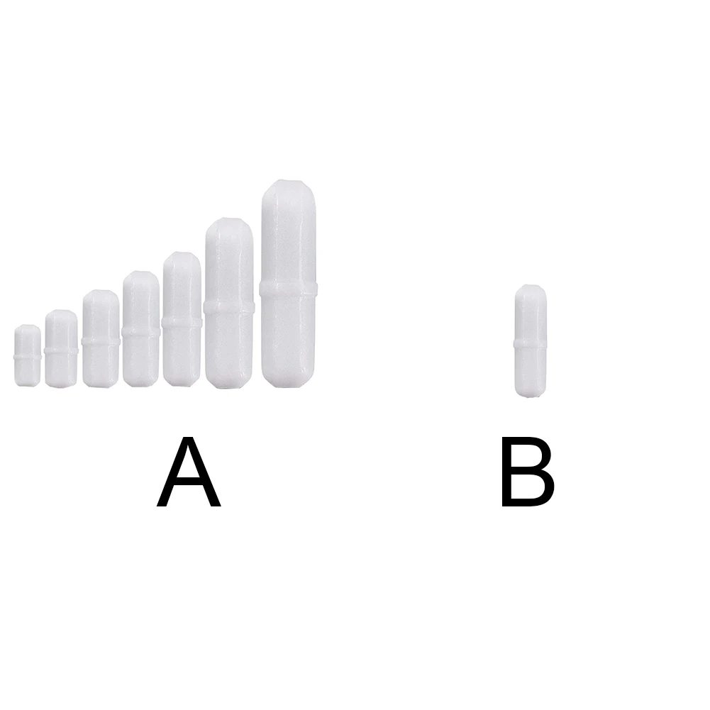 Agitador prático rotativo biológico, barra de agitação, misturador de PTFE, agitação química, agitação química, química, 7pcs, 1pc, química