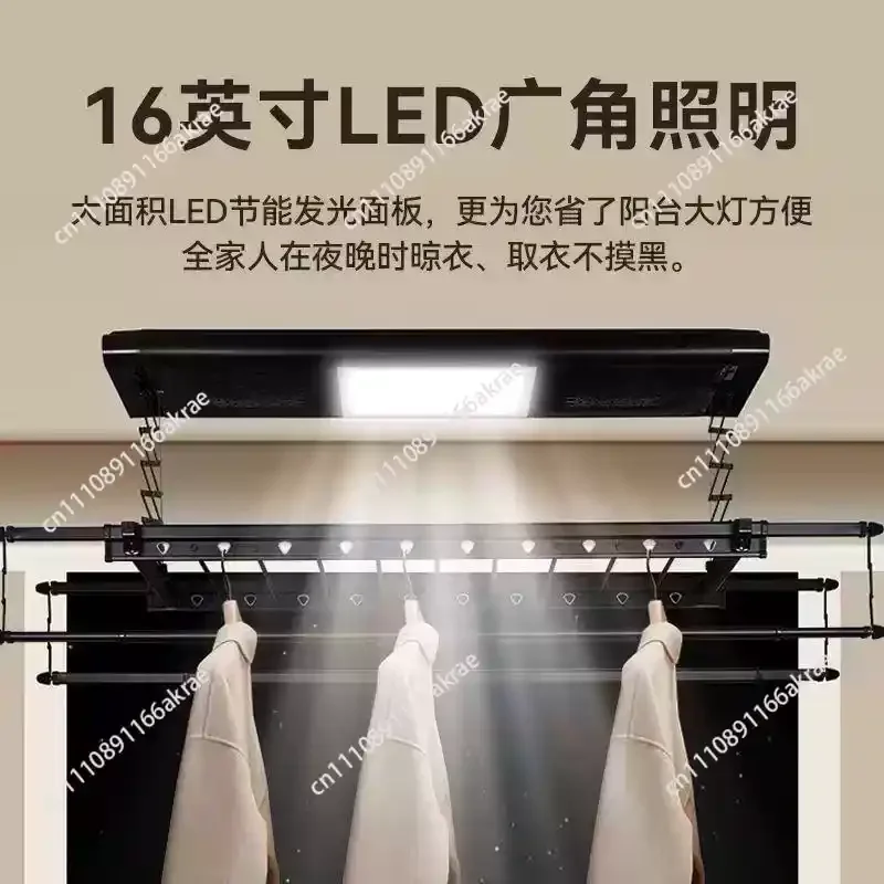 for Telescopic Clothes Dryer Electric Clothes Hanger Intelligent Remote Control Lifting Household Clothes Dryer Balcony