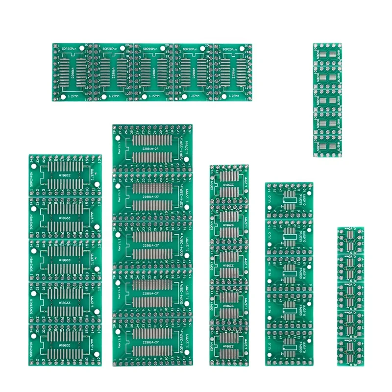 30PCS PCB 보드 키트 SOP24 SOP8 SOP14 SOP16 SOP20 SOP28 SMD DIP 어댑터 컨버터 플레이트 SOP 8 14 16 20 24 28 Ibuw