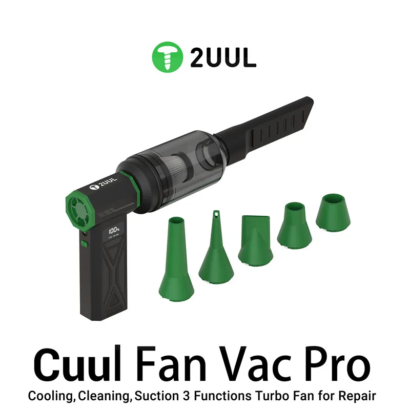 

2UUL DA97 DA970 130000 об/мин Cuul Fan Pro Электрическая воздушная тряпка для обслуживания мобильных телефонов Быстрое охлаждение Быстросохнущий чистящий инструмент