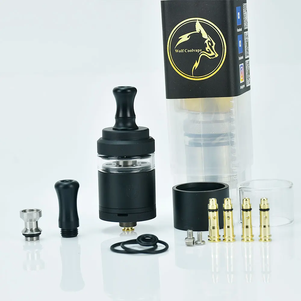 

Berserker Mini V3 MTL бак 2 мл 4 мл BSKR Mini V3 MTL RTA 22 мм Одиночная катушка электронная сигарета Атомайзер