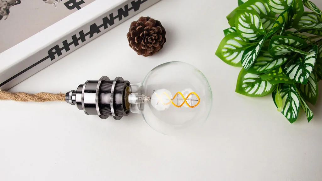 G80 Spiral Filament Edison LED Globe Bulb E27 4W 2700K