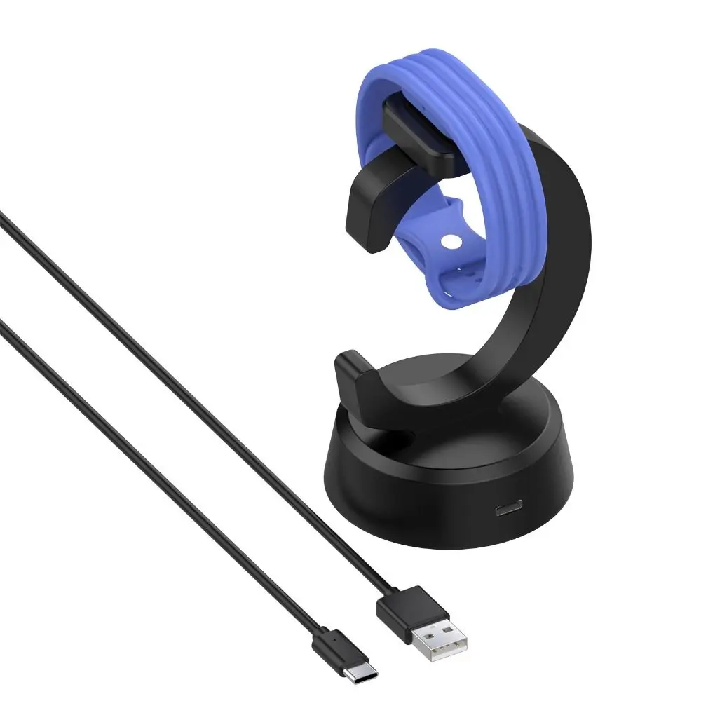 C-Shaped Charging Dock Type-C Contact Charging Charger Stand Stable Desktop Charging Base for Google Fitbit Air
