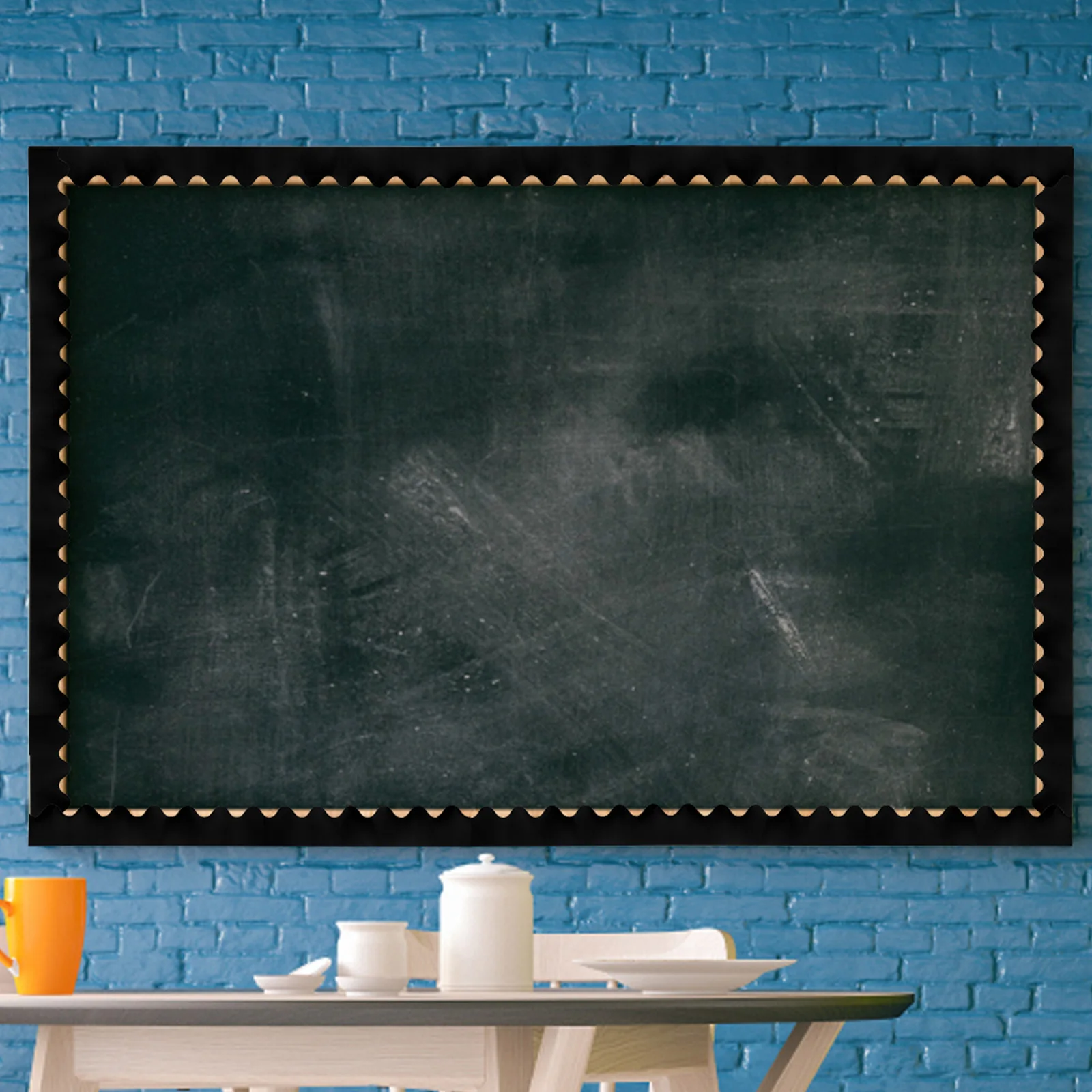 

5 M Chalkboard Border Paper Trim for Bulletin Decorate School Borders Jam Office Classroom Wall