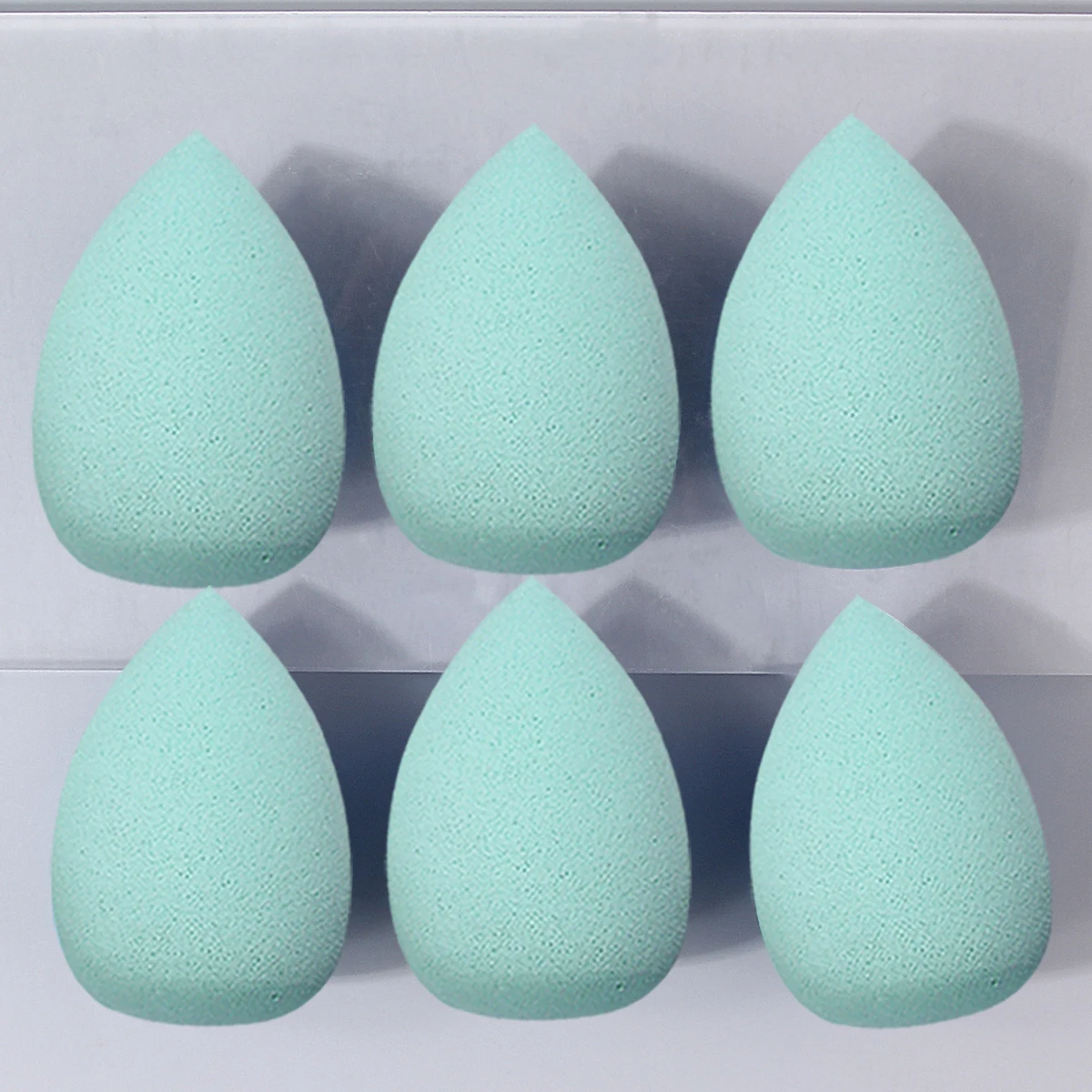 6-delige make-upsponsset voor vloeibare foundation Zacht menggereedschap Vlekkeloze afwerking Duurzame cosmetische applicators Beginners