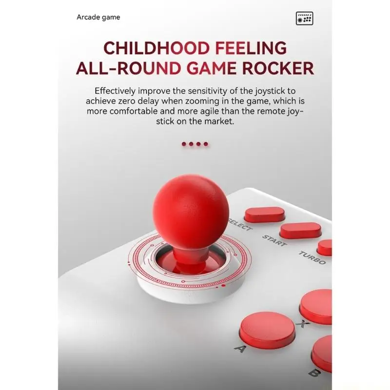 

F62C Порт Type-C Fighting Controller Аркадная игровая консоль Rocker Проводной/совместимый с подключение 2,4G игровой