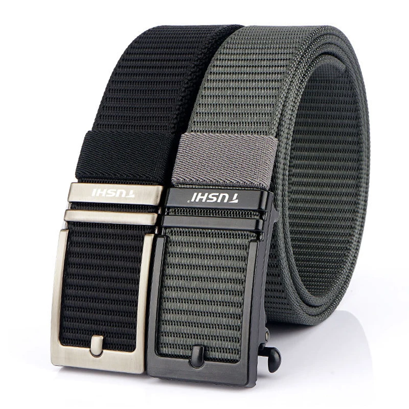 MEDYLA Men Military Nylon Belt New Technology Automatic Buckle Hard Metal Tactical Belt for Men 3.5cm Sports Belt BLL047