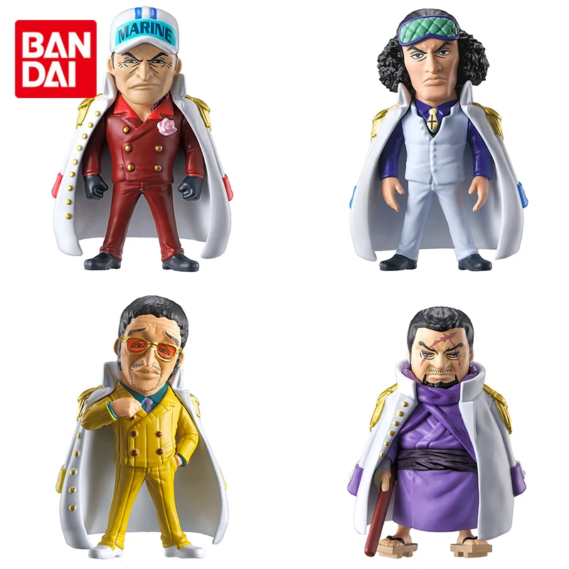 Bandai Original ONE PIECE Borsalino Issho Devil Fruit Q Version Devil Fruit Anime Action Figures Toys for Boys Girls Kids Gift