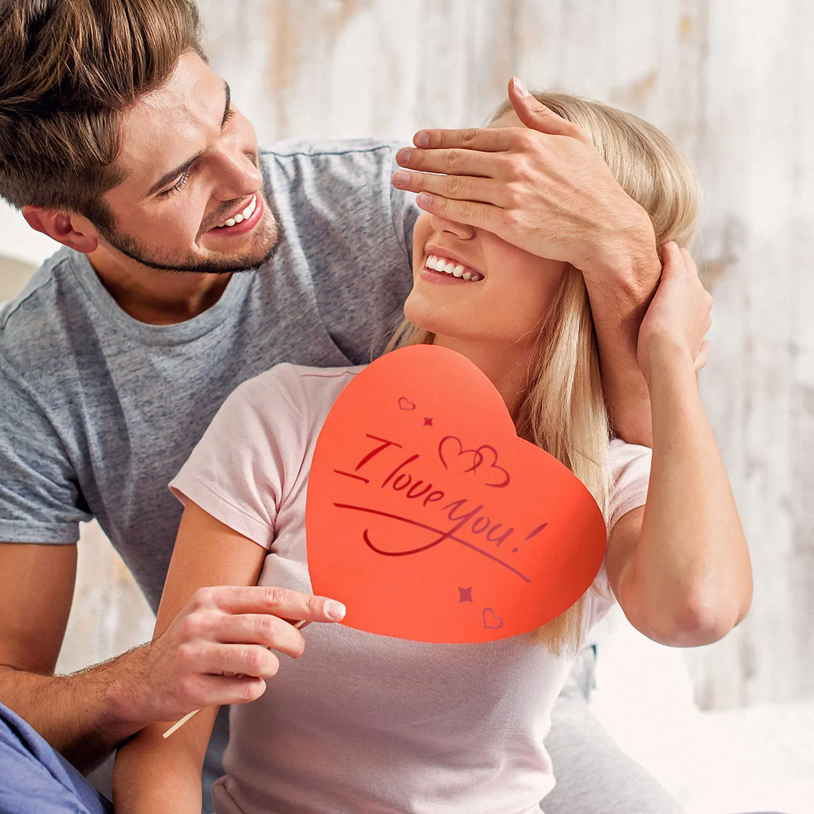 

5 Pcs Love Heart Wall Decal Pop Ball Sticker Balloons Party Window Wedding Favors