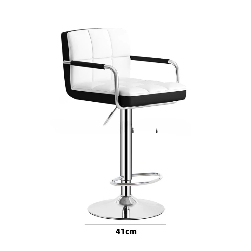 

Hairdressing Lift Bar Barber Chair Minimalist Shop Reception Master Beauty Salon Chairs Backrest High Stools Cadeira Manicure