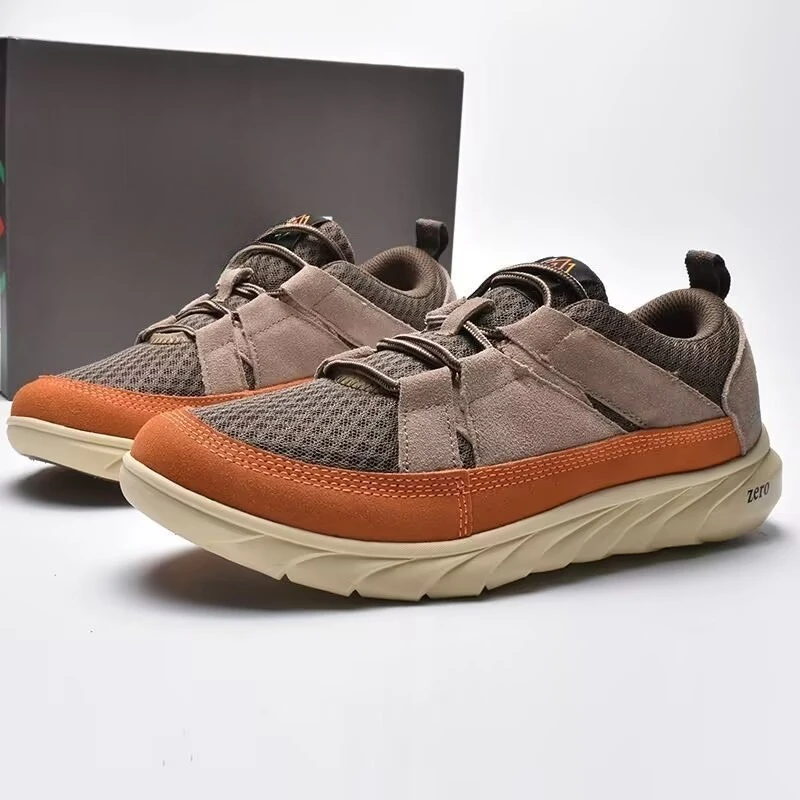 

Новые трендовые мужские кожаные спортивные кроссовки 2026 года с широкой колодкой: дышащие, износостойкие, нескользящие, для активного отдыха