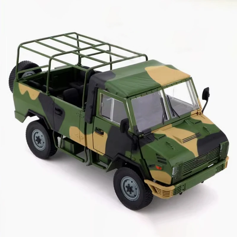 1:24 Scale Nanjing Military Vehicle NJ2046 Off-road Vehicle Alloy Car Model Finished Simulation Display Collection Boy Gift