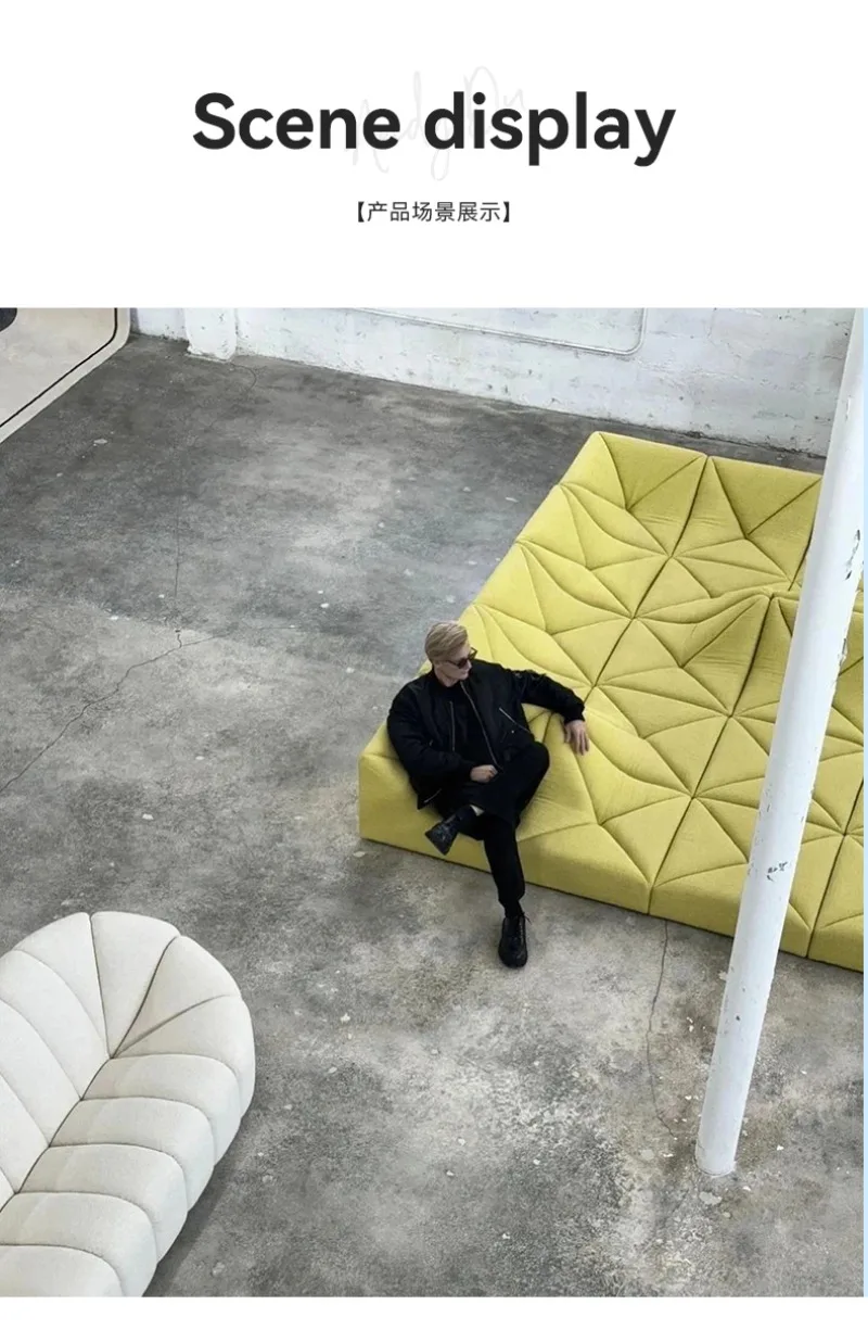 وحدة غرفة المعيشة من القماش الكثبان الرملية، مزيج مجاني من طبقة مسطحة كبيرة #5