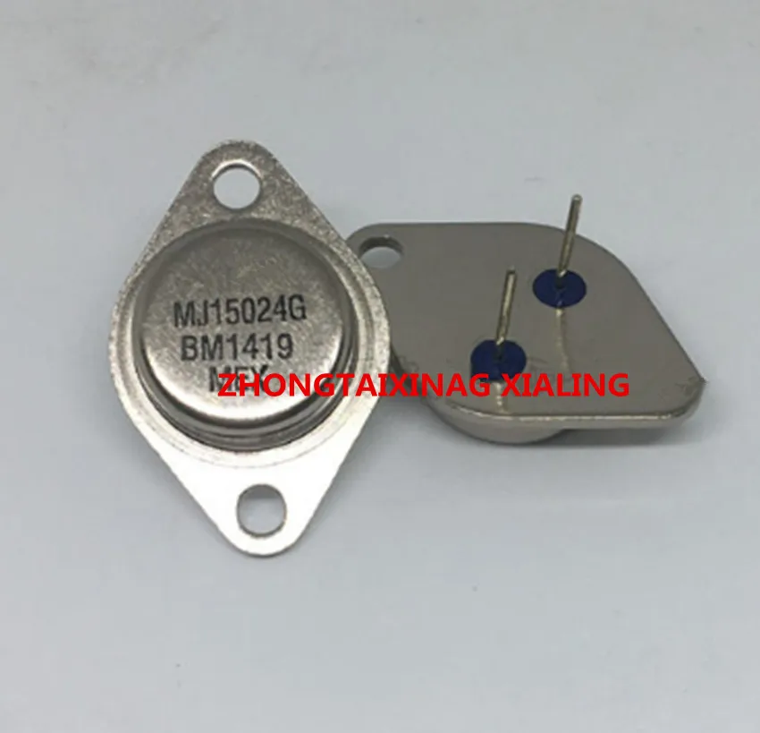 

100% новая оригинальная аудиопара MJ15024G/MJ15025G TO-3P с золотым уплотнением