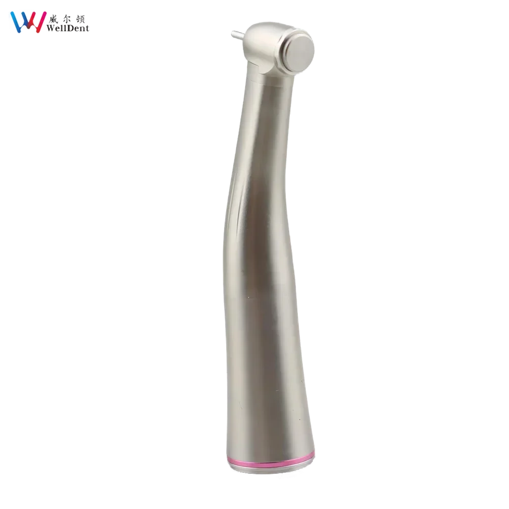 Dental 1:5  Increasing Red Ring With Light Contra Angle Fiber Optic Push Button Handpiece Denspay  Dental Handpiece Air Turbine