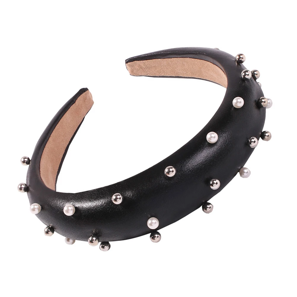 

1pc Elegant Faux Pearl Headband Lightweight Simple Design for Women Girls Hair Accessories Gift Pearl Hair Band Hoop Comfortable