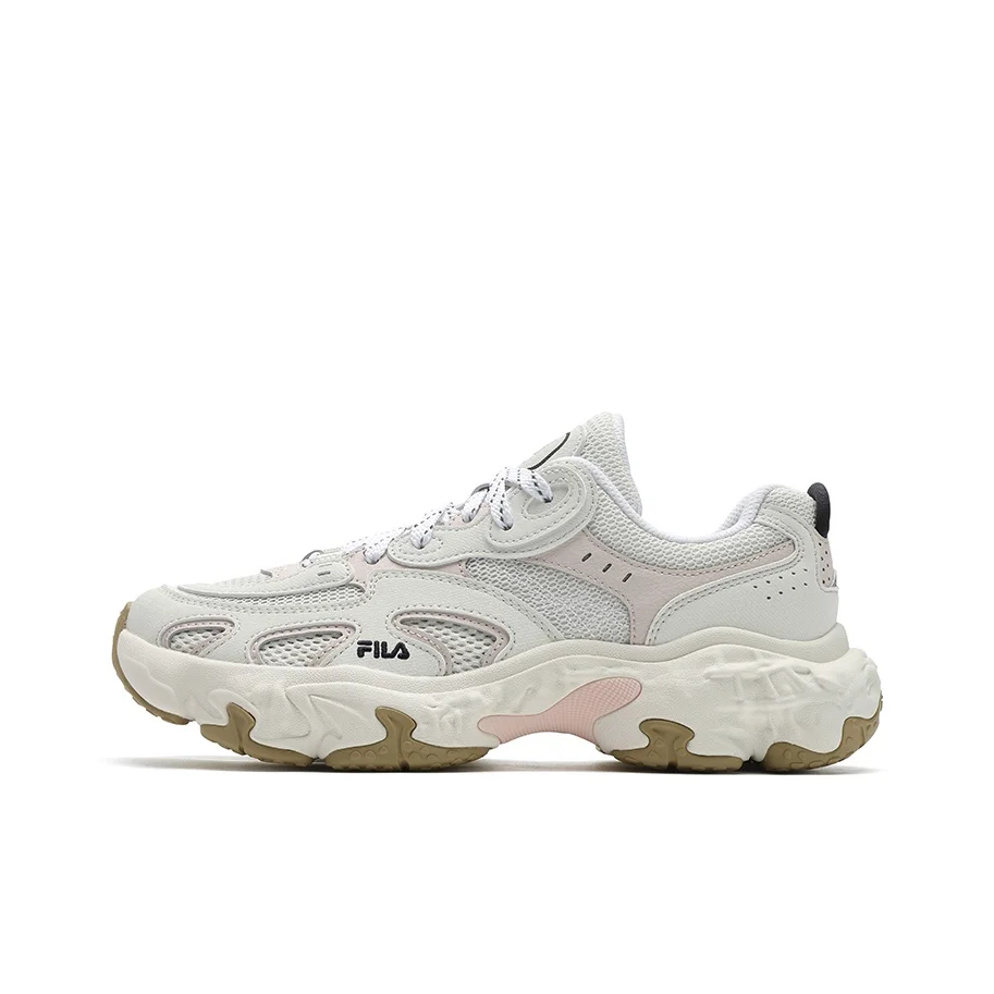 FILA TORNADO Hurricane Shoes Low top Casual Shoes Women's White Silver Pink F12W532154FBD