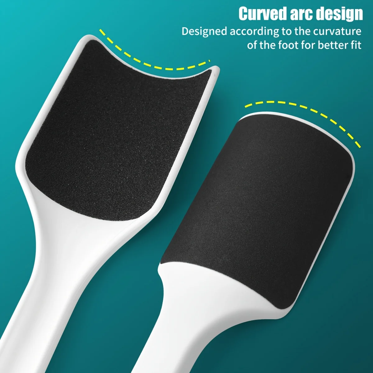 منظف القدمين، مكشطة الكعب المحمولة لإزالة الجلد الميت، مقشر القدم ومزيل مسامير القدم، أدوات العناية بالقدم #2