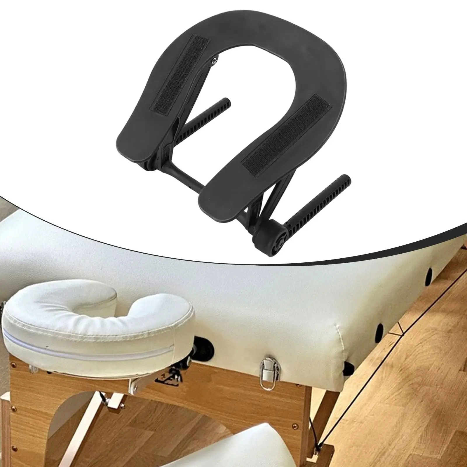 Massage Table Face Cradle,Adjustable,Portable,Platform Head Rest Cushion Cradle,Massage Chair SPA Bed Headrest,for SPA Salon